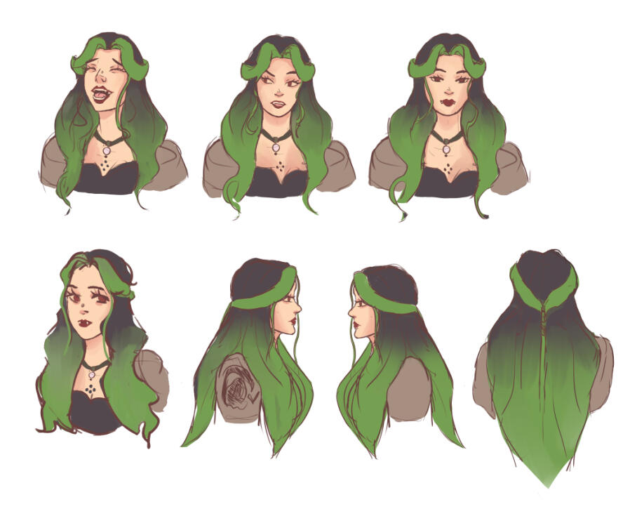 Alice's facial expression sheet Alice's facial expression sheet