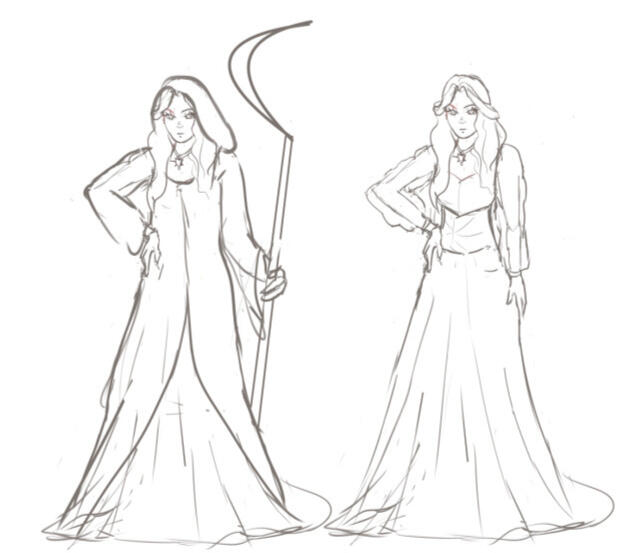 Alice sketches